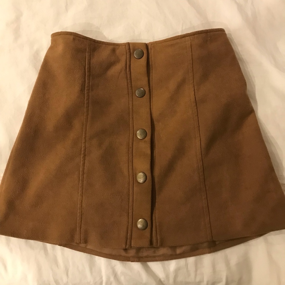 LF suede skirt